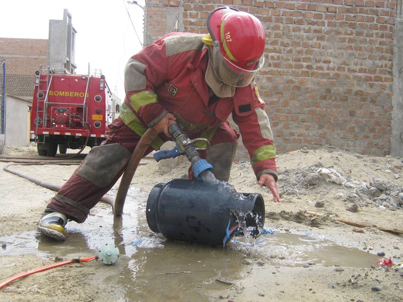 incendio baln de gas